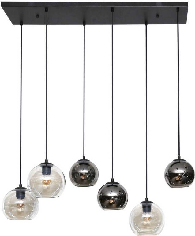 Giga Meubel Hanglamp Twee Kleur 7-Lichts 150x95x35cm Industrieel