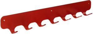 Gorillz Rounded Seven Wandkapstok 7 Kapstok Haken 67 cm Rood