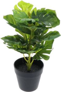 GreenDream Kunstplant Monstera Deliciosa Gatenplant Kamerplant 30 cm