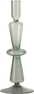 Gusta kaarsenhouder glas groen (Ø 9 centimeter x 25 centimeter)