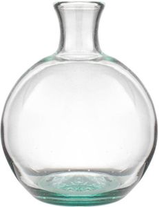 Gusta Vaas Bol Gerecycled Glas ø18x24cm