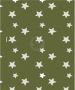 H&S Collection Polyester fleece deken dekentje plaid 130 x 170 cm marine groen met sterren Plaids - Thumbnail 1