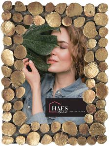 HAES deco Fotolijst 10x15 Bruin formaat 15x2x20 cm Natural Cosy