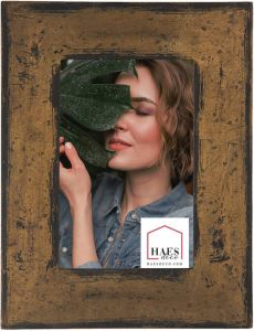 HAES deco Fotolijst 10x15 Bruin formaat 17x1x22 cm Natural Cosy