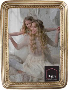 HAES deco Fotolijst 13x18 Goudkleurig formaat 15x1x20 cm Loving Chic