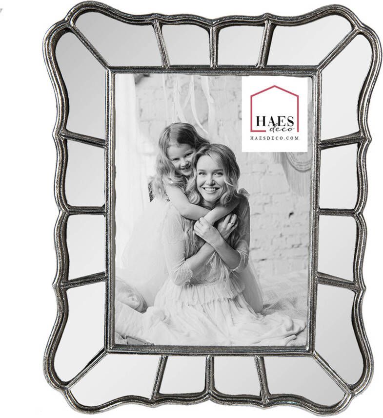 HAES deco Fotolijst 13x18 Zilverkleurig formaat 20x2x25 cm Loving Chic