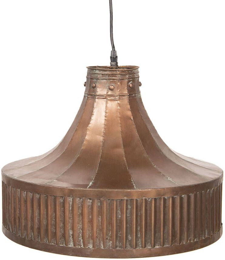 HAES deco Hanglamp Industrial Koperkleurige Lamp fromaat 44x44x42 cm Ronde Hanglamp Eettafel Hanglamp Eetkamer