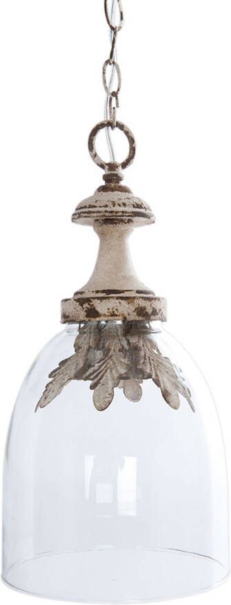 HAES deco Hanglamp Shabby Chic Vintage Retro Lamp Ø 21*43 cm Hanglamp Eettafel Hanglamp Eetkamer