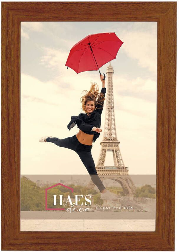 HAES deco Houten fotolijst Paris rustiek bruin 20x30 -SP001208