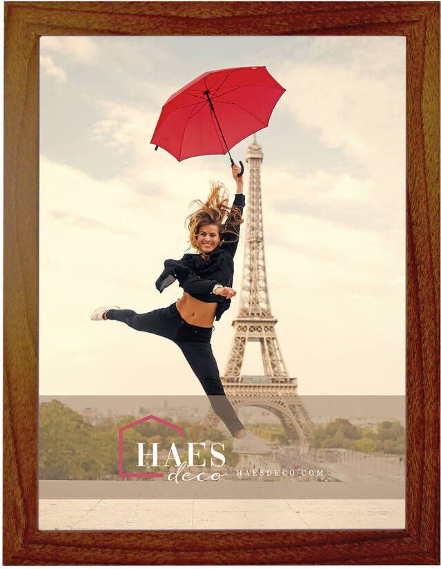 HAES deco Houten fotolijst Paris rustiek bruin 30x40 -SP001308