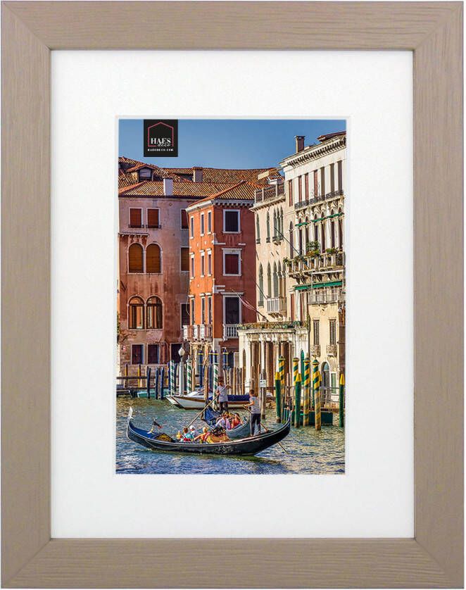 HAES deco Houten Fotolijst Venezia bruin 10x15 of 15x20 -SP12820