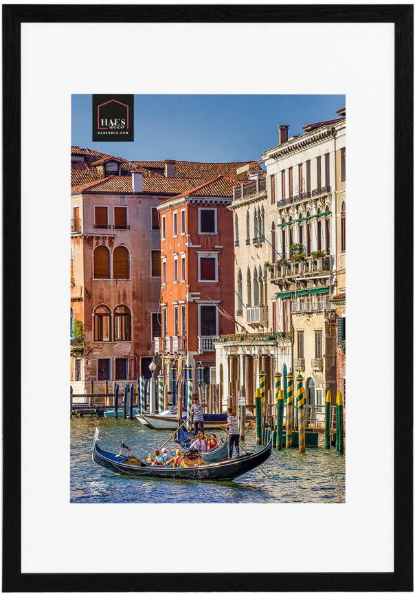 HAES deco Houten Fotolijst Venezia zwart 30x45 of 40x60 -SP12960