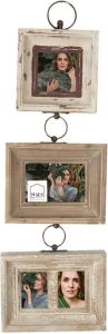 HAES deco Multi Fotolijst 10x15 Bruin formaat 24x4x78 cm Natural Cosy