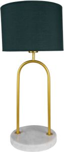 HAES deco Tafellamp Modern Chic Elegante Goudkleurige Lamp Ø 28x62 cm Metaal Bureaulamp Sfeerlamp