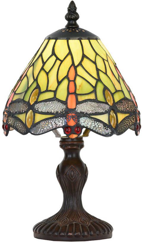 HAES deco Tiffany Tafellamp Ø 18x30 cm Fitting E14 Lamp max 1x25W