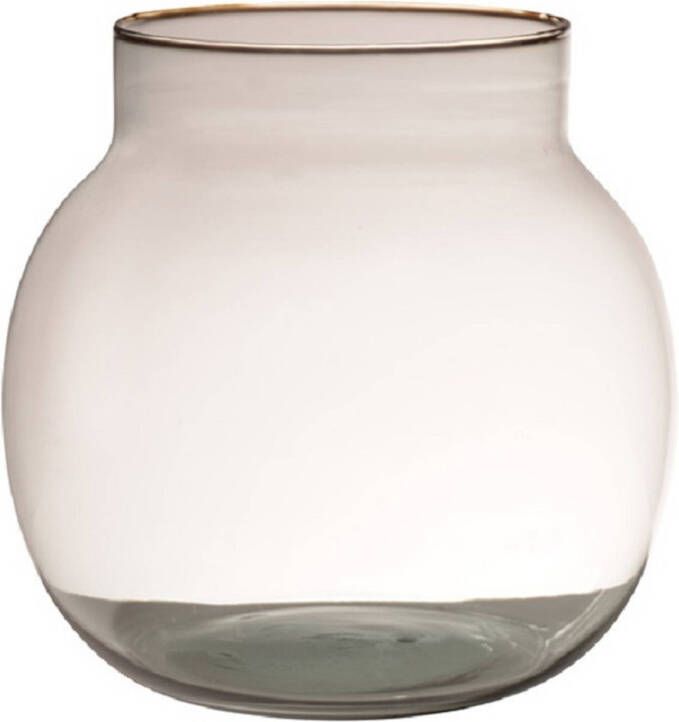 Hakbijl Glass Hakbijl bol vaas terrarium D19 x H20 cm transparant glas Vazen