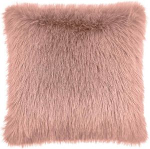 Heckett & Lane Fake Fur Sierkussen Perle shady pink 48x48cm