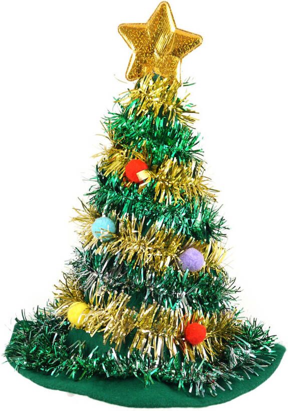 Henbrandt kerstboom hoed muts -A 43 cm -A voor volwassenenA  Kerstmutsen