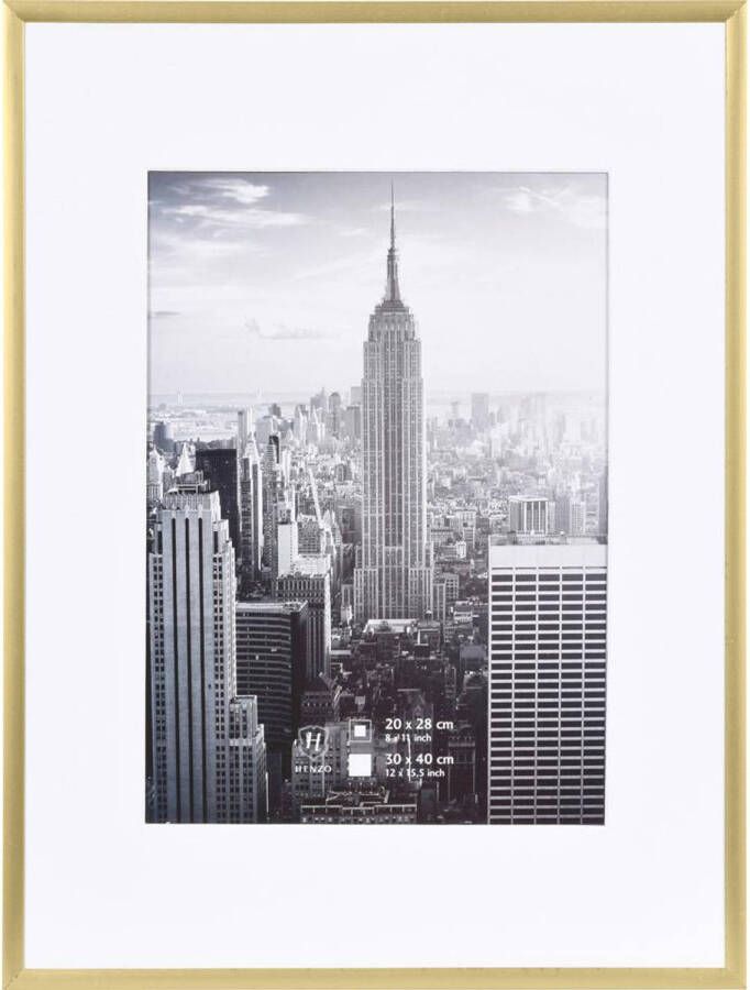 Henzo fotolijst Manhattan 30 x 40 cm goudkleurig