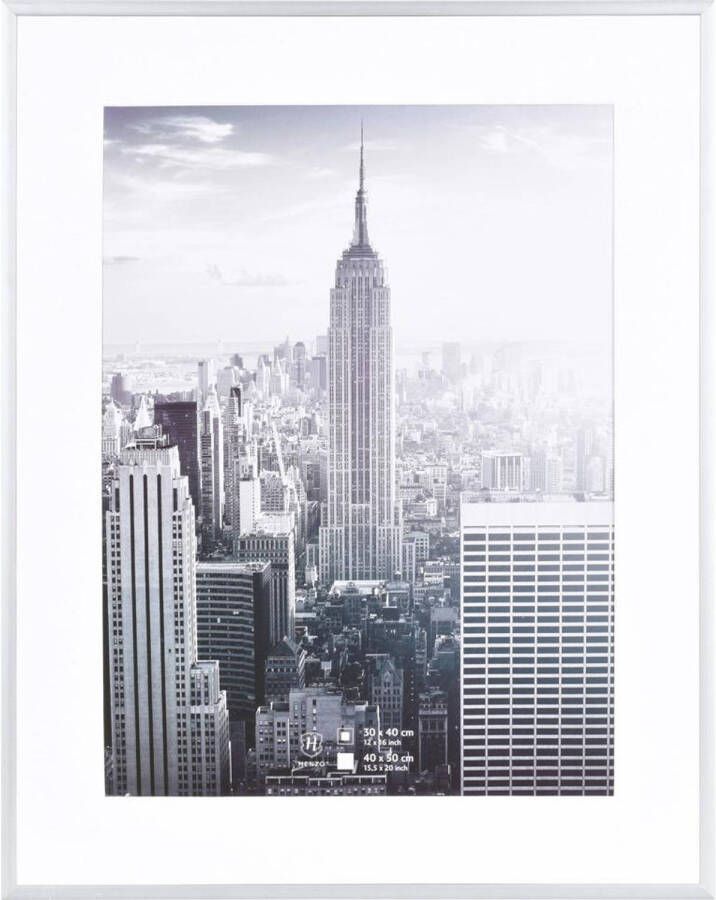 Henzo fotolijst Manhattan 40 x 50 cm zilverkleurig