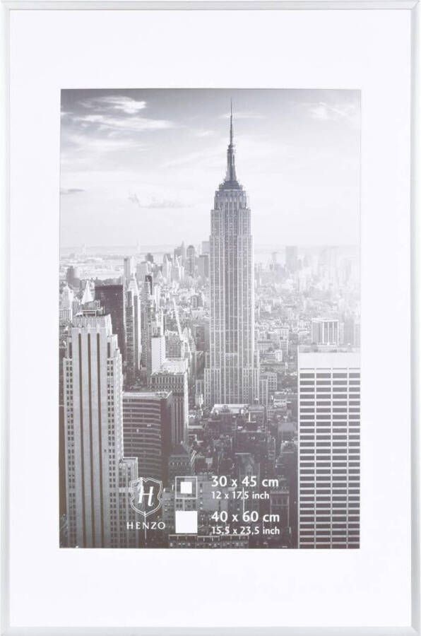 Henzo Fotolijst Manhattan Fotomaat 40x60 cm Zilver