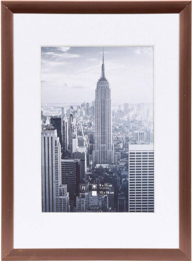 Henzo Fotolijst Manhattan Fotomaat 13x18 cm Brons