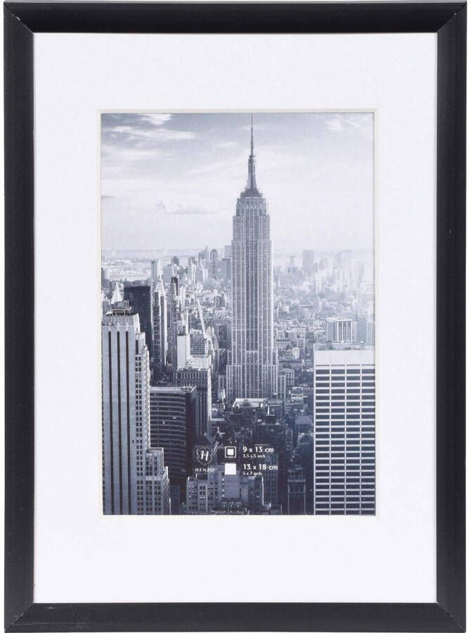 Henzo Fotolijst Manhattan Fotomaat 13x18 cm Zwart