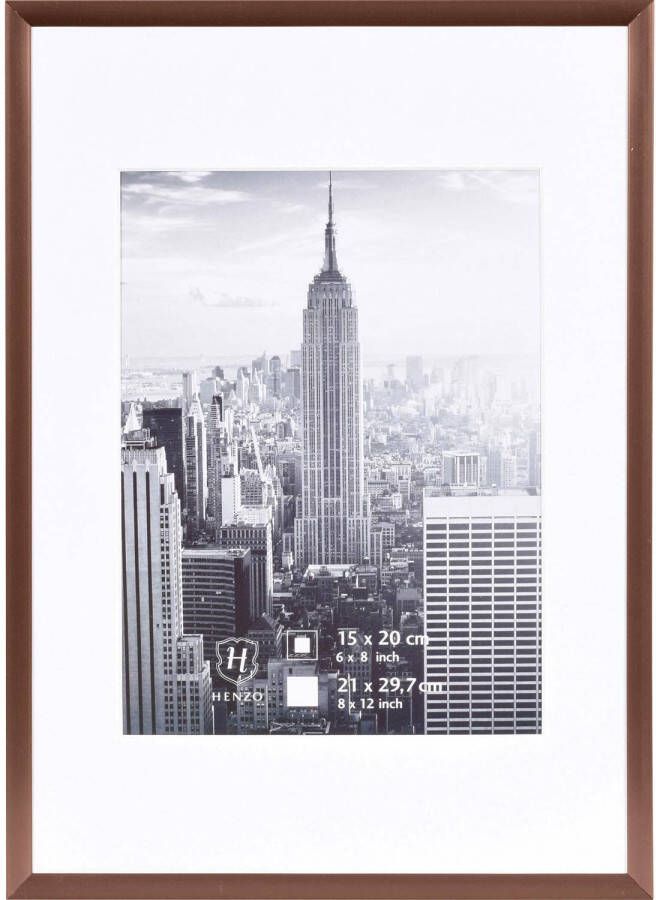 Henzo Fotolijst Manhattan Fotomaat 21x30 cm Brons