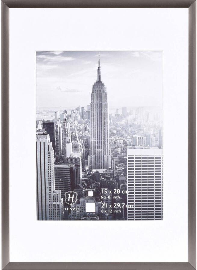 Henzo Fotolijst Manhattan Fotomaat 21x30 cm Donkergrijs
