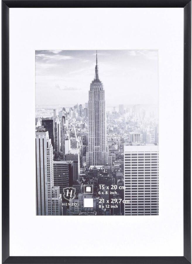 Henzo Fotolijst Manhattan Fotomaat 21x30 cm Zwart
