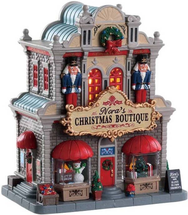 LEMAX 'Nora's Christmas Boutique' Verlicht gebouw