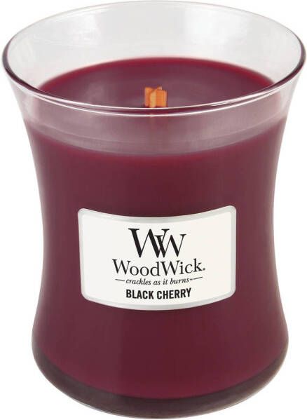 WoodWick geurkaars Black Cherry Medium