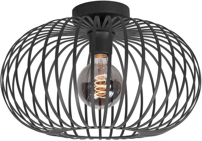 Highlight Plafondlamp Bolato Ø 38 cm zwart