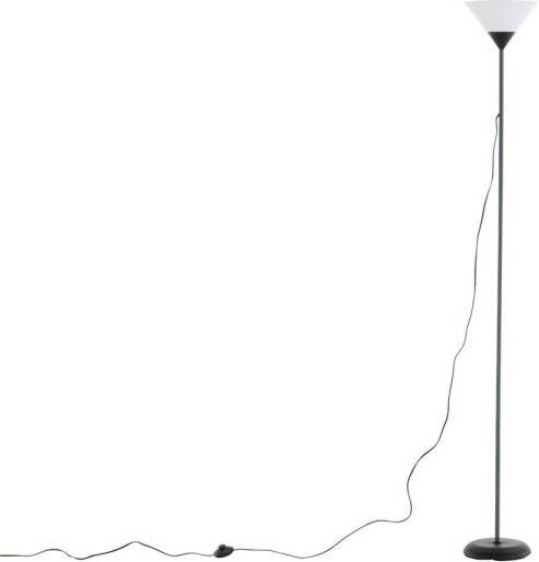 Hioshop Batang verlichting vloerlamp 25 4x25 4x178cm plastic grijs zwart wit.