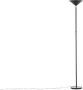 Hioshop Corong verlichting vloerlamp 28x28x180cm staal zwart. - Thumbnail 1
