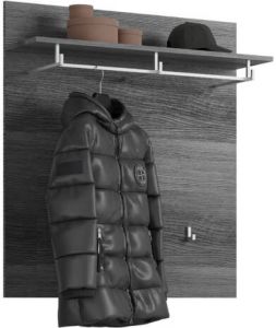 Hioshop Scout kapstok 3 haken grijs.
