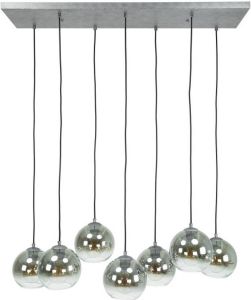 Hoyz Collection Hoyz Hanglamp Bubble Shaded 7 Lampen Industrieel Grijs Zwart