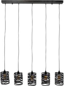 Hoyz Collection Hoyz Industriele Hanglamp 5 Lampen ø17 Spiraal