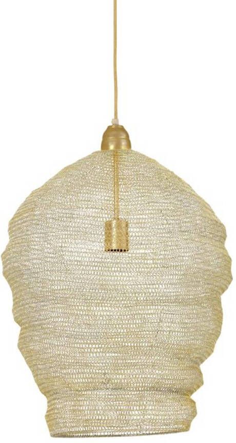Light & Living hanglamp ø45x60 cm nikki gaas licht goud