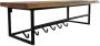 HSM Collection Kapstok 90x30x30 Naturel|zwart Acaciahout|metaal - Thumbnail 1