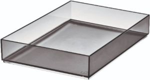 IDesign Make-up Organizer 30.5 x 20.3 x 5.1 cm Smoke Sarah Tanno Collection
