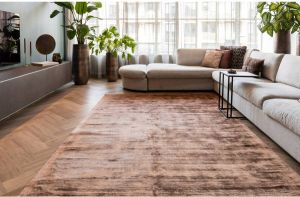 Interieur05 Vloerkleed Felva Roest|Rood Rechthoek Viscose 200 x 290 cm