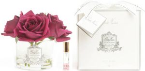 InteriorScent nl Geurbloemen 5 rozen Carmine Red Cote Noire (GMR64)
