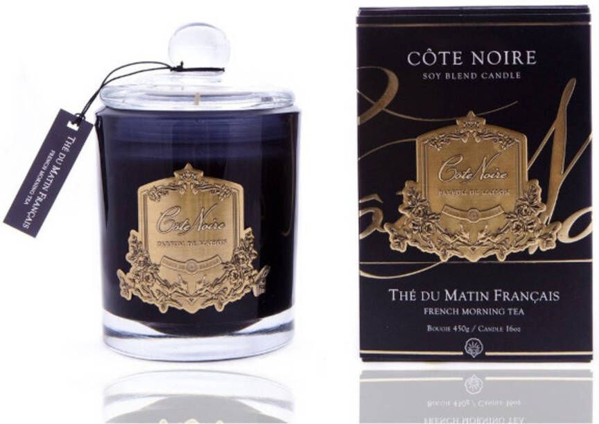 InteriorScent nl Geurkaars French Morning Tea 185gr goud Cote Noire