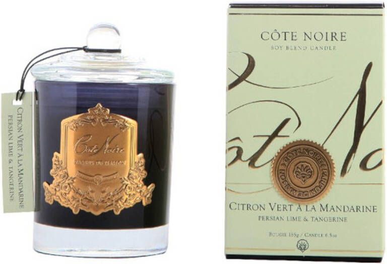 InteriorScent nl Geurkaars Persian Lime 185gr goud Cote Noire