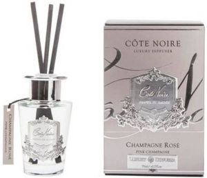 InteriorScent nl Geurstokjes Pink Champagne 90ml zilver Cote Noire