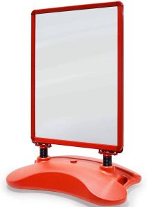 Jago Klantenstopper reclamebord stoepbord in rood