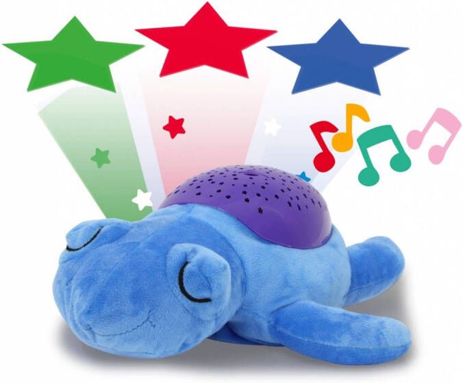 Jamara nachtlamp Dreamy Turtle led 32 cm blauw paars