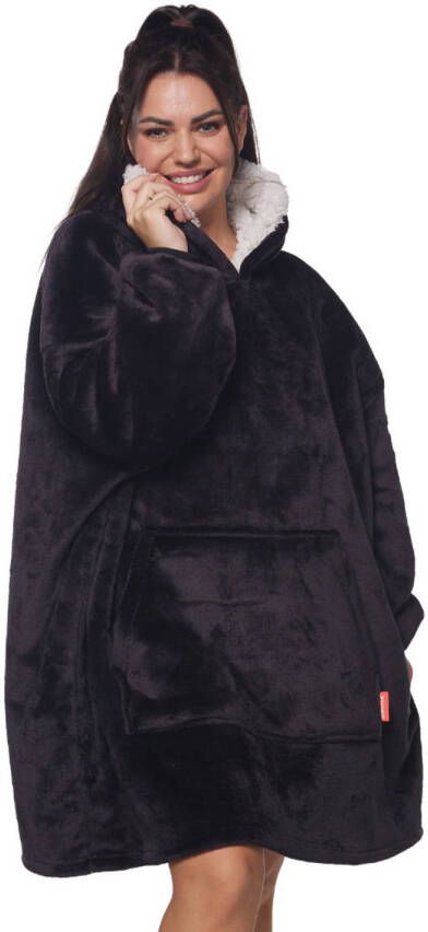 JML Homie Hoodie Zwart Ultrazachte hoodie-deken