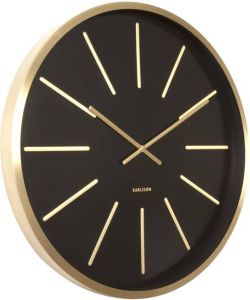 Karlsson Wall clock Maxiemus brass zwart